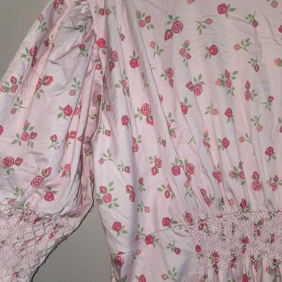 Dondolo Cottagecore Rose Maxi Dress XL - Picture 5 of 12